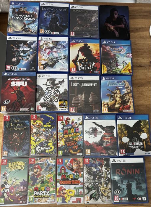 Jogos Playstation 4, Ps 5 e Nintendo Switch