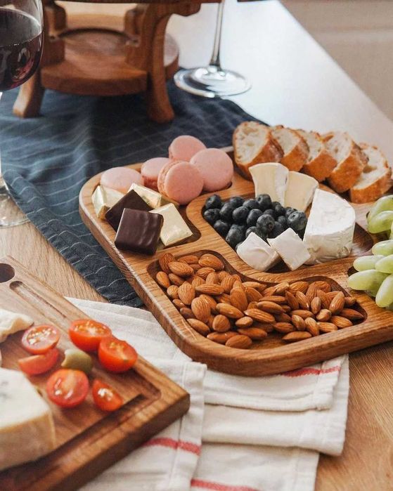 Менажница доска дерево дуб