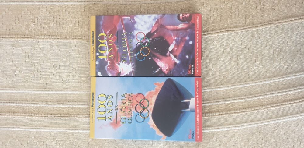 Livro+VHS "Natação 4 nados", "Ginástica Localizada", "Jogos Olímpicos"