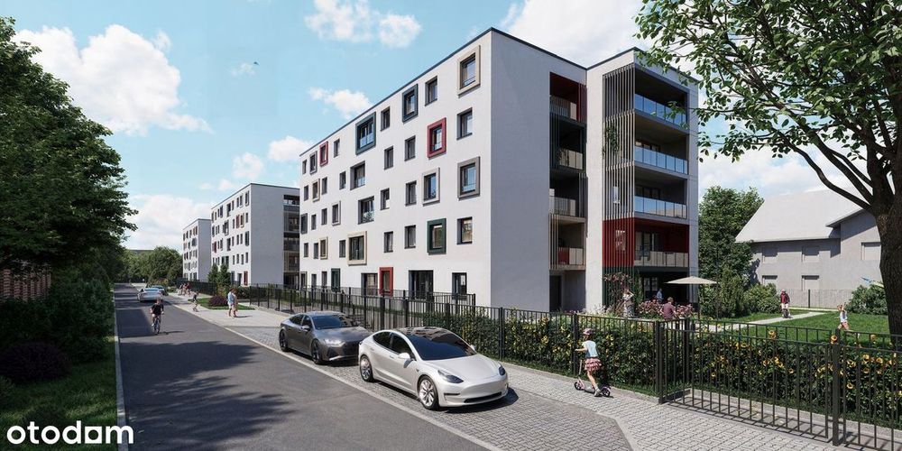 4-pokojowe mieszkanie 66m2 + ogródek