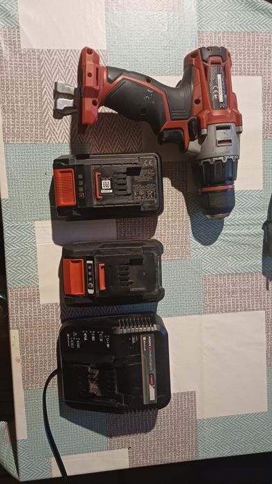 Wkrętarka einhell+ ładowarka+2x bateria