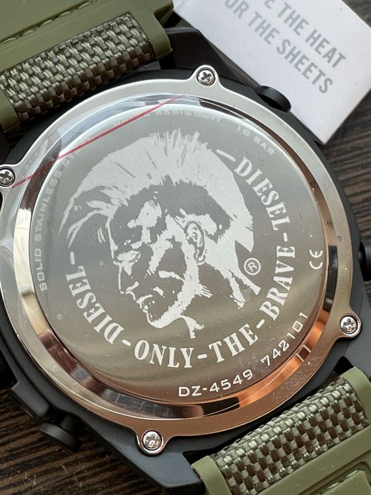 -60% Diesel Mega Chief DZ4549 годинник хакі хаки часы мужские большие