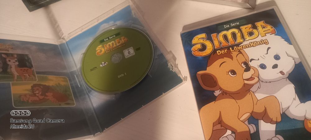 DvD de Animação Sinba e Calimero  em Alemão