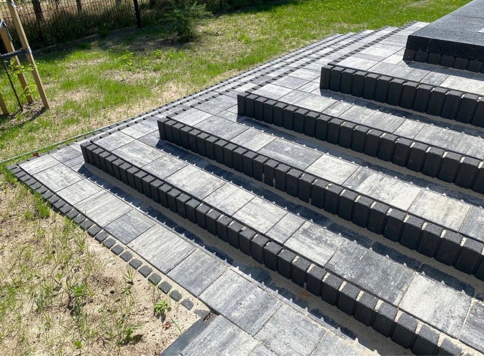 Układanie kostki brukowej mycie impregnacja