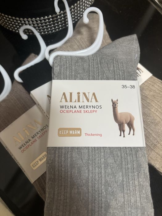 Skarpetki z welny merino 35-38