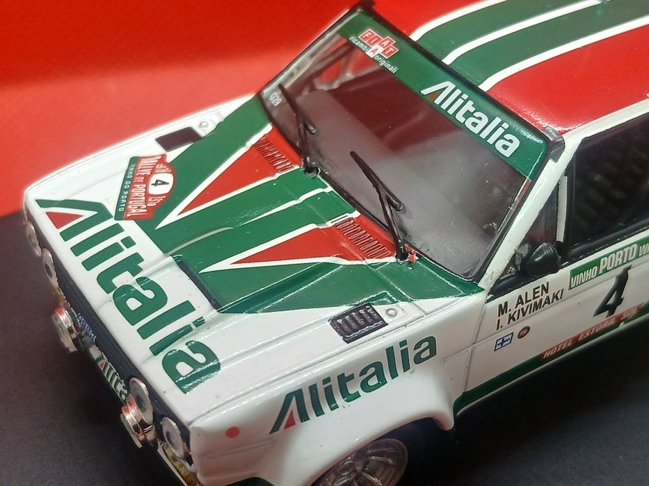 Miniatura 1:43 Fiat 131 Abarth Alén Rally de Portugal  Novo