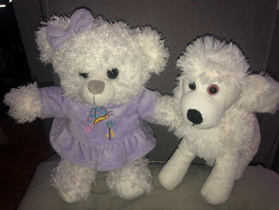 Pluszaki miś i pudelek 2 sztuki