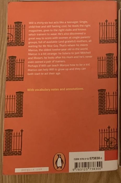 Бестселлер “About a boy” Nick Hornby