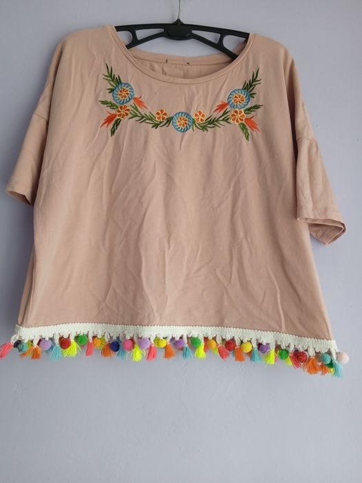 Bluzka L boho stan idealny