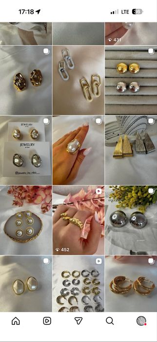 Сережки.Біжутерія