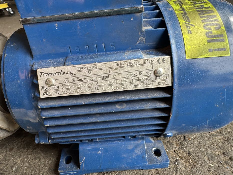 Silnik elektryczny 0,37kW 1360obr 1380obr sprawny SG71-4B