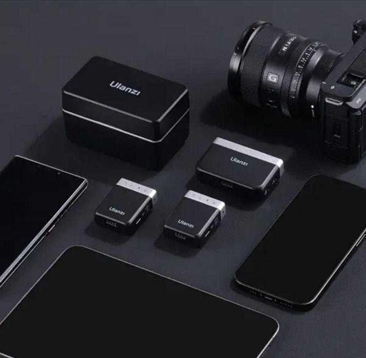 Мікрофон петличний бездротовий Ulanzi AM18,Android, Iphone та камери