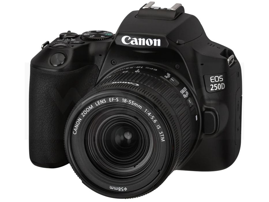 Canon EOS 250D + 18-55mm DC III + Bolsa + SD 16GB

Canon EOS 250D + 18