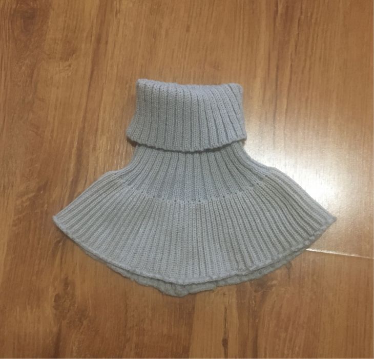 Kurtka zimowa niebieska + czapka i komin