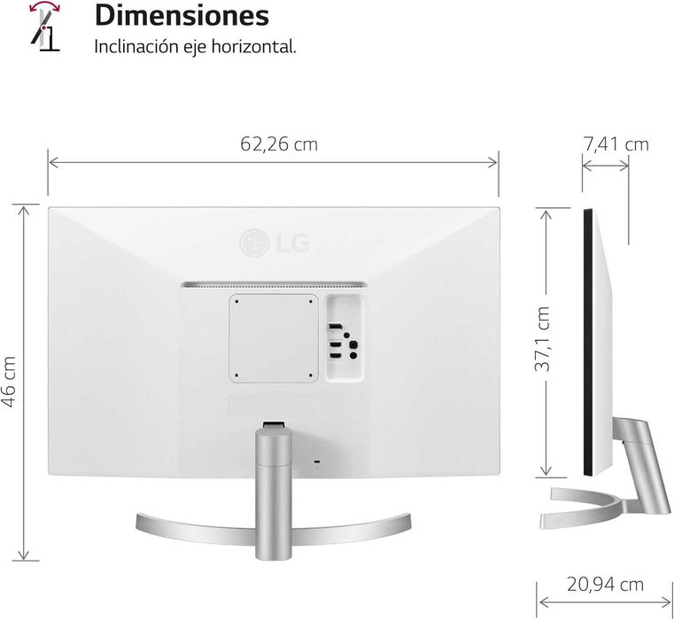 Monitor LG 27UL500-W 27" 4K IPS HDR10 | Stan IDEALNY jak nowy