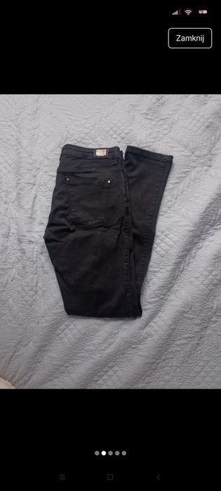 Spodnie czarne r. 38 Zara