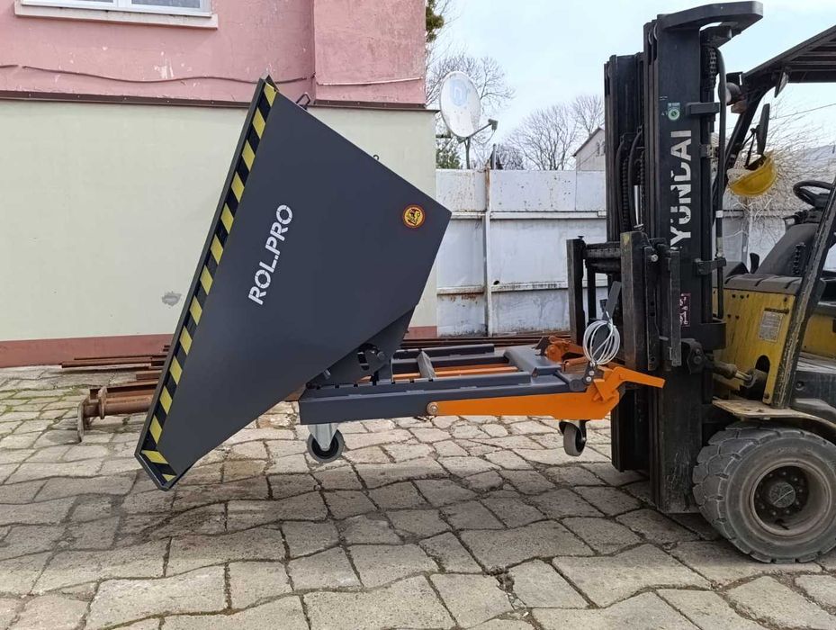 Koleba / Kontener samowyładowczy / Pojemnik metalowy 1100l - PREMIUM!!!