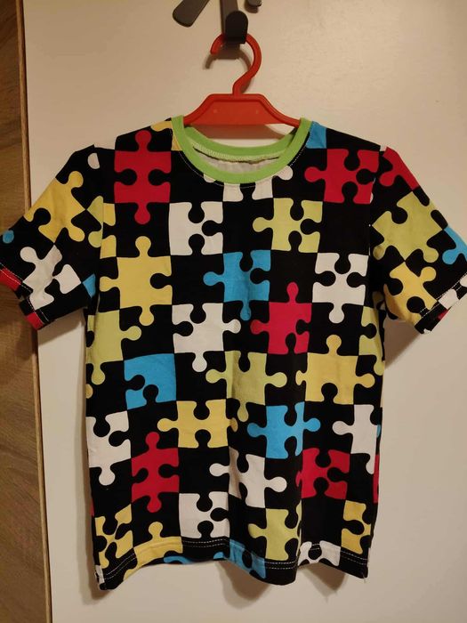 Zestaw 5 koszulek, T-shirtów chłopięcych r. 116