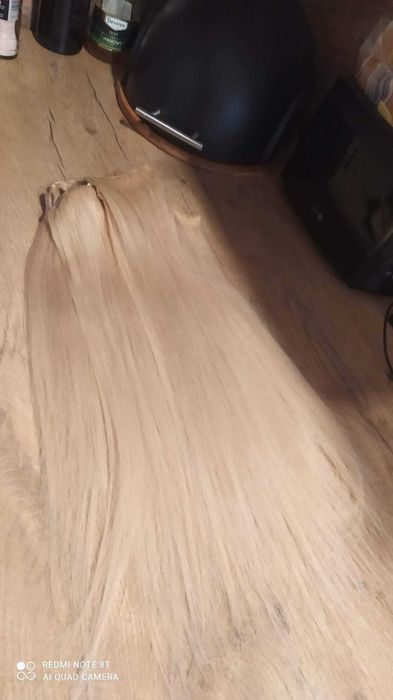 Wlosy clip in naturalne blond