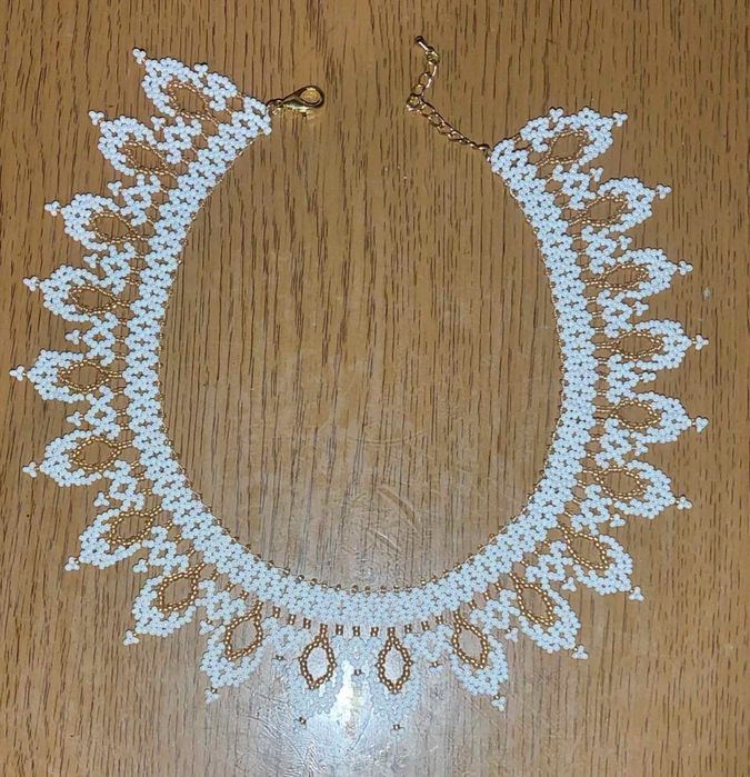 Прикраса ручної роботи  з Чеського бісера "Силянка"