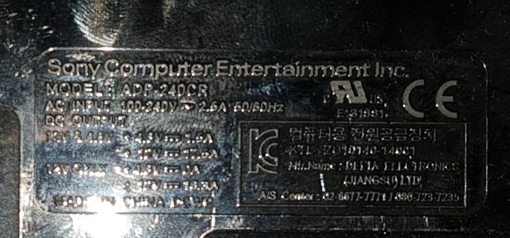 Fonte de alimentação Playstation 4 Ps4 Fat 4 pinos