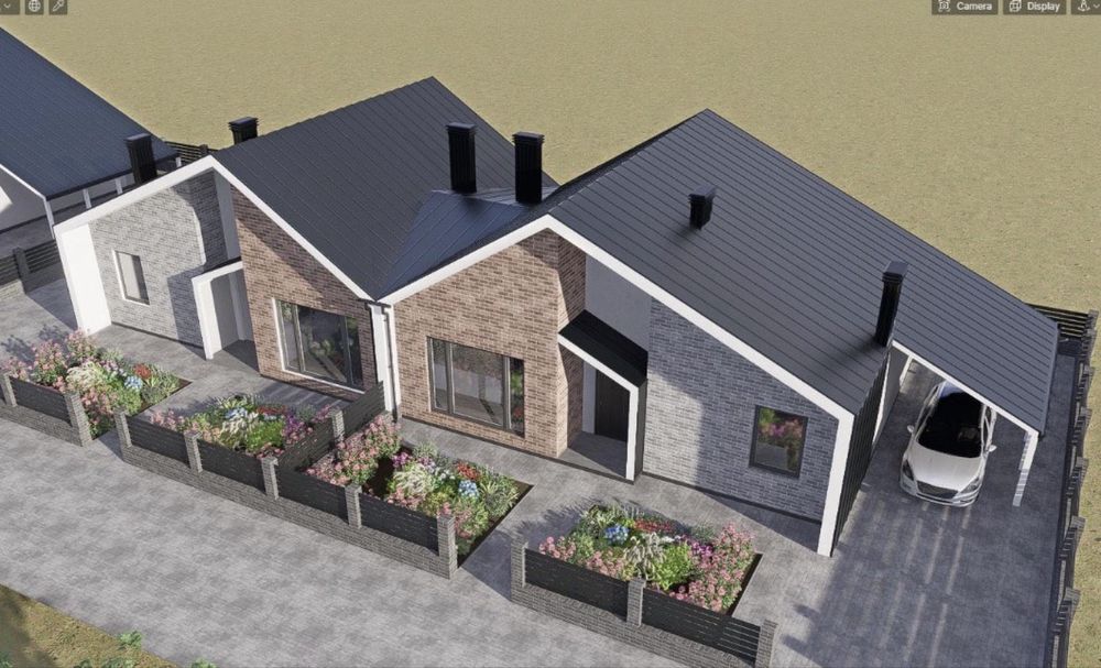 Дуплекс 100 м² у Гостомелі ,2,5 сотки , розстрочка, газ, 60 000 $