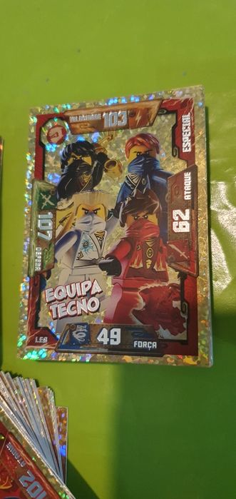Cartas Ninjago especiais serie 2016