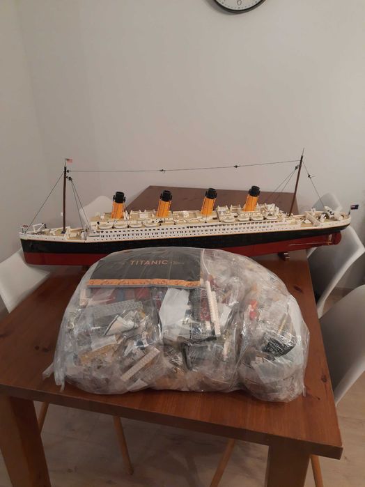 Klocki TITANIC 9090 elementów 135cm długości