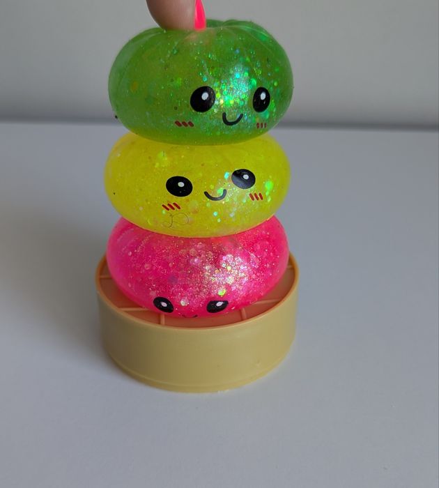 Міні Squishy Dumpling Сквіш Пельмень антистрес  5,5 см. Фосфорний сквіш пельмень 8.5 см