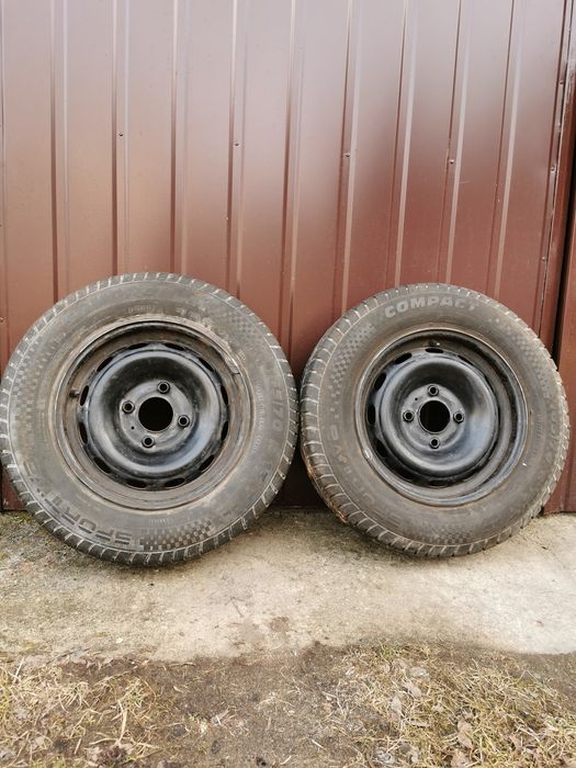 2 opony letnie z felgami R13 165/70