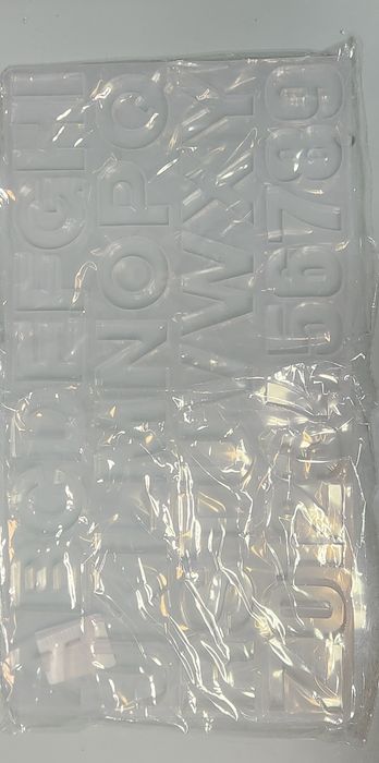 Molde de silicone para resina Alfabeto completo (NÃO ENVIO Á COBRANÇA)