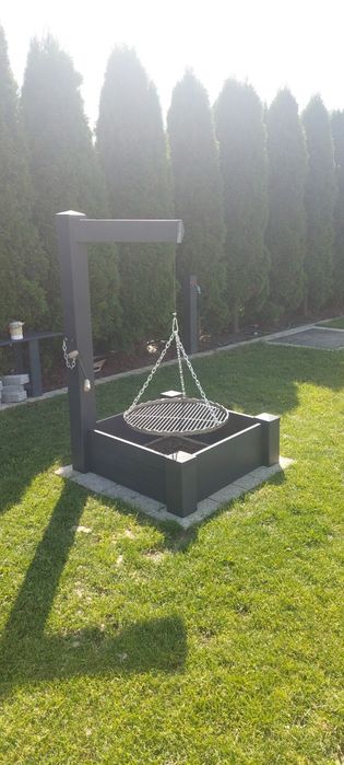NOWY Grill, ruszt, kociołek, kołowrotek Zimowa PROMOCJA ognisko