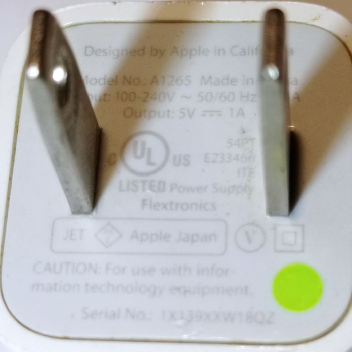 Apple ładowarka USA iPhone plus polska wtyczka