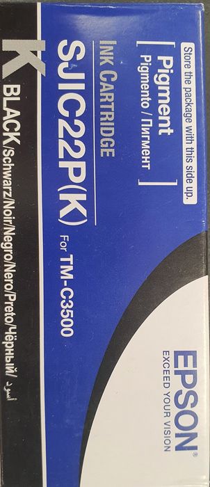 Tinteiro  Epson SJIC22P / K Preto 33ml