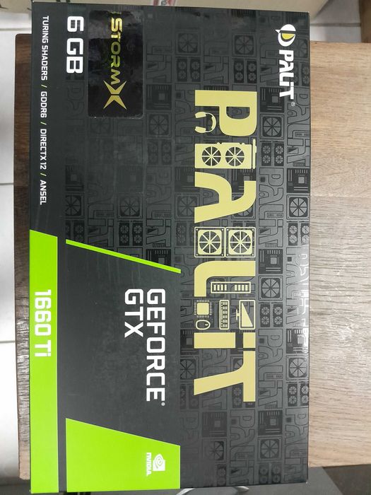 Відеокарта PALIT GTX1660Ti SHTORMX 6Gb GDDR6 192bit DVI HDMI DP