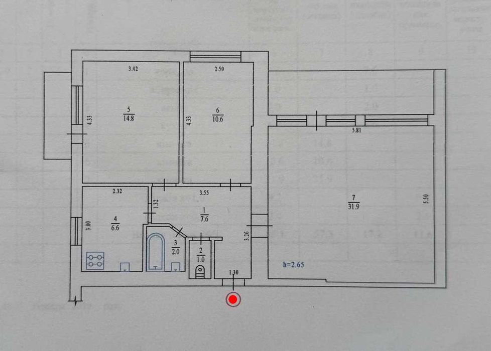 ‼️Центр‼️ 3к квартира з можливістю зробити ремонт під себе, 86 м², 2/9, цегляний будинок