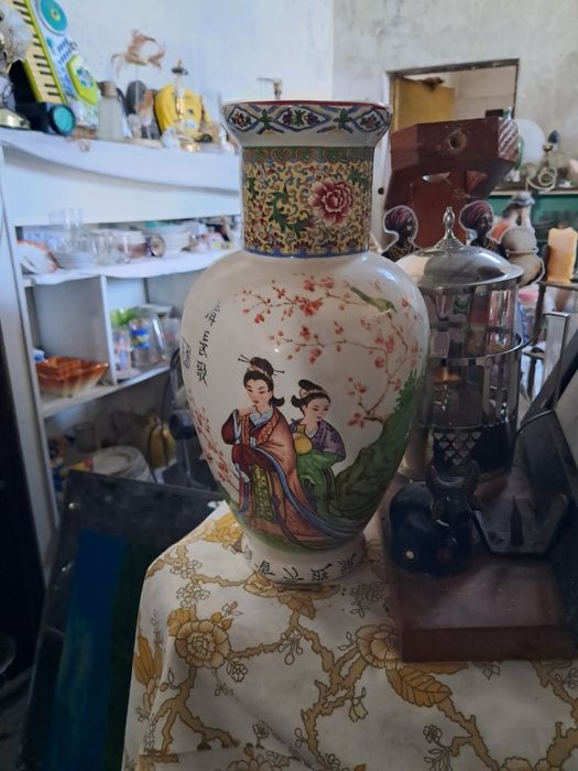 Jarra pintada a mao louca macau