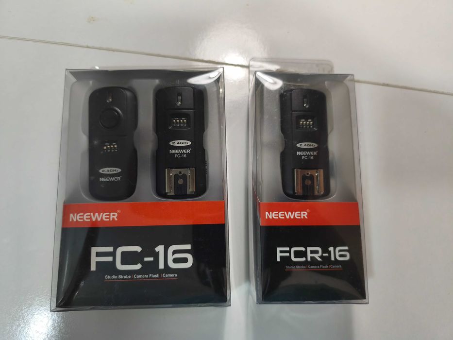 Triggers Neewer FC-16, para Canon + Trigger FCR-16 - NOVOS