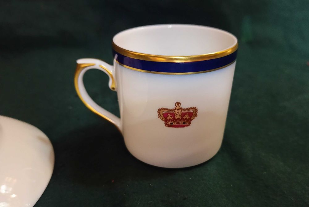 Chávena Vista Alegre Brasão Armas D. Carlos I