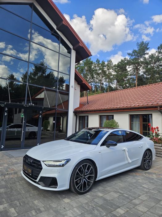 Auto na Twój Ślub Wesele - Nowe Białe Audi A7