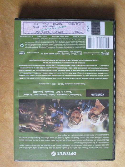 DVD Dancer In The Dark, Lars von Trier, Catherine Deneuve, Björk