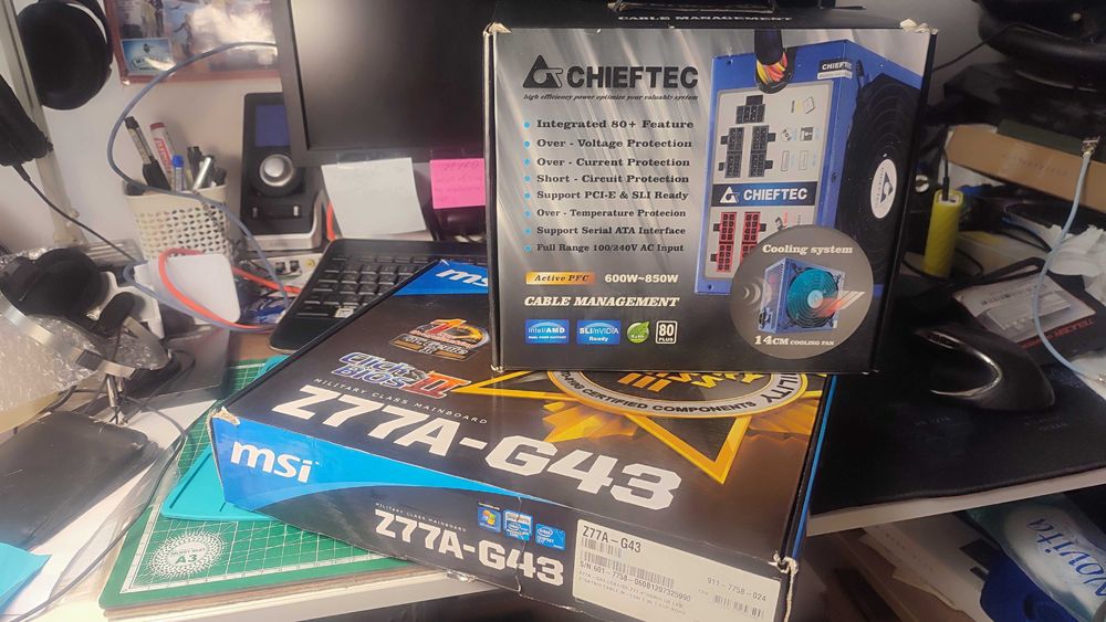 комплектуючи ПК проц i7 3770K+ОЗУ 32Gb ddr3+ssd nvme 256Gb