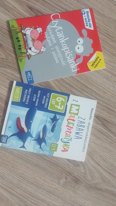 Książeczki,  ćwiczenia dla dzieci 6-7 lat nowe