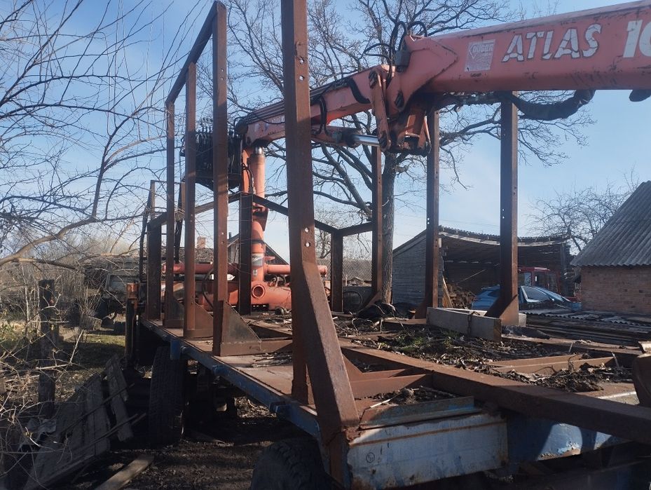 Продам прицеп з маніпулятором