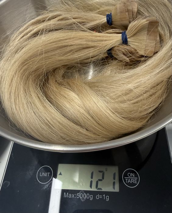 Wlosy naturalne slowianskie proste kanapki 120 gr