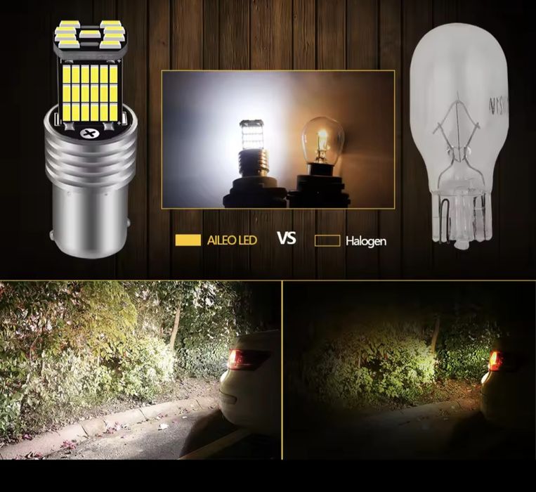 Żarówki LED BA15s wsteczne dzienne