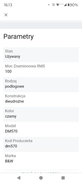 Głośniki b&w 750