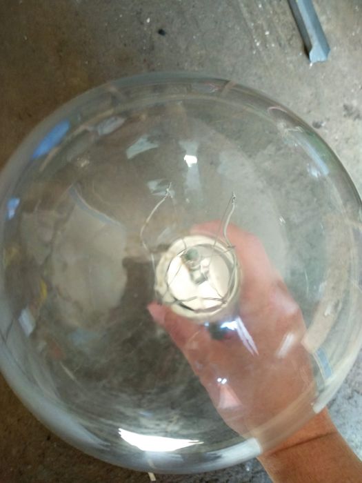 Рідкісна стара виличезна советска лампа