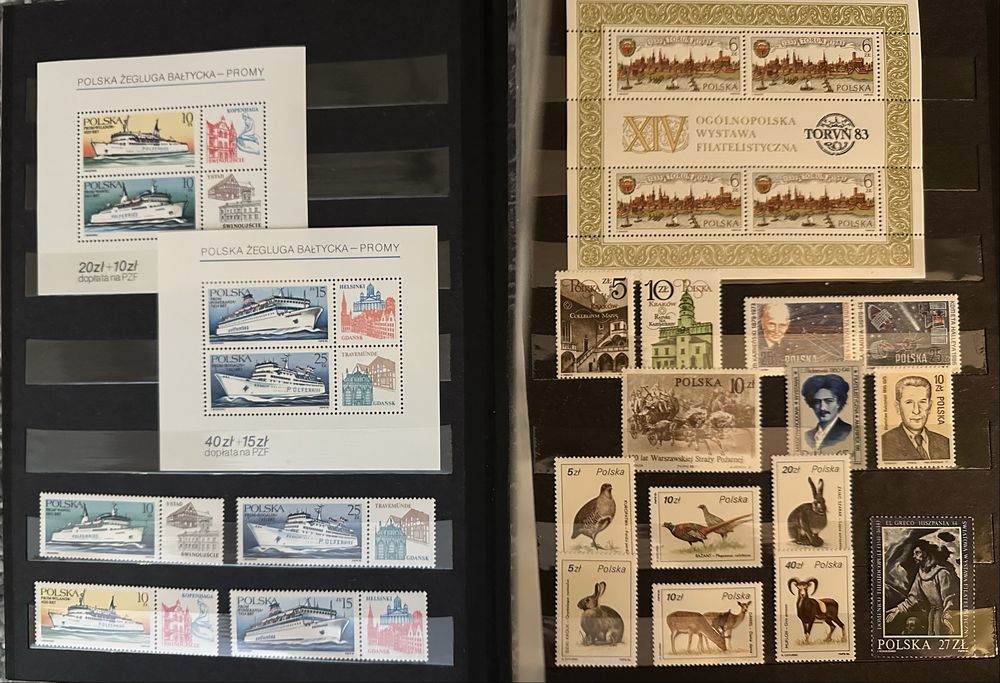 Klaser znaczki pocztowe