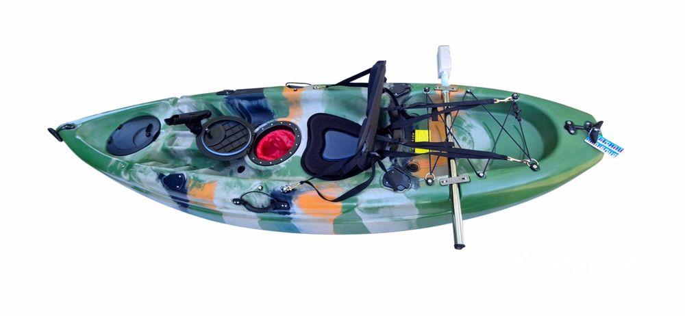 Kajak wędkarski 265 cm | pod silnik | wiosło | 4 uchwyty | nowy